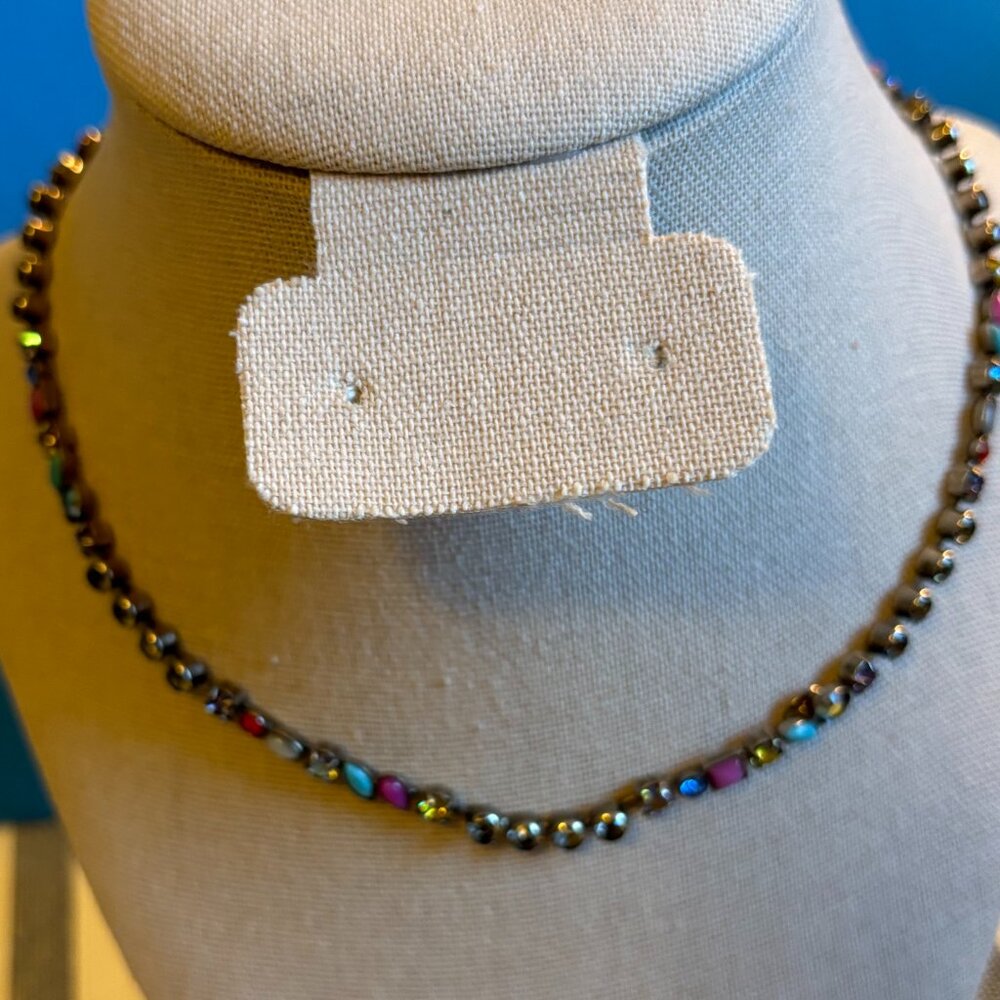 Sorrelli Signature Multicolor Crystal Rhinestone Necklace